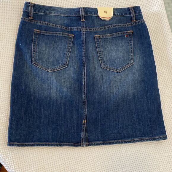 NWT Pencil Denim Above Kneee Skirt - Picture 4 of 5